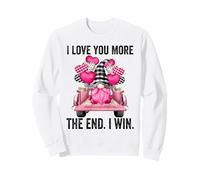 Funny GNOME Truck I Love You More Pink Valentines Gnomes Felpa
