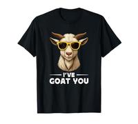 Funny Goat Farming Farmer Joke Goat Pun I've Goat You Maglietta