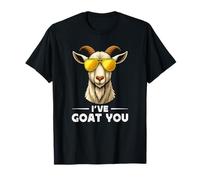 Funny Goat Farming Farmer Joke Goat Pun I've Goat You Maglietta