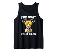 Funny Goat Farming Farmer Joke Goat Pun I've Goat Your Back Canotta