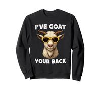 Funny Goat Farming Farmer Joke Goat Pun I've Goat Your Back Felpa