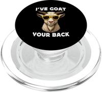 Funny Goat Farming Farmer Joke Goat Pun I've Goat Your Back PopSockets PopGrip per MagSafe