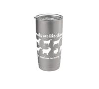 funny goat like shose Bicchiere termico in acciaio inox doppia parete