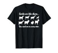 Funny Goat Like Shose Maglietta con Stampa Grafica Economica