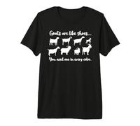 Funny Goat Like Shose Maglietta Premium