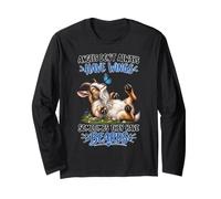Funny Goat Sometimes They Have Beards Maglia a Manica