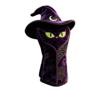 Funny Golf Club Covers - Halloween Pumpkin Witch Cat Skull Plush, Durable,
