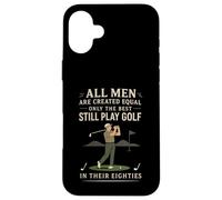Funny Golf Saying Only The Best Still Play Golf In Their 80s Custodia per iPhone 16 Plus