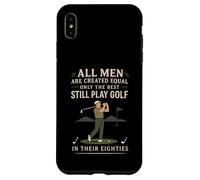 Funny Golf Saying Only The Best Still Play Golf In Their 80s Custodia per iPhone XS Max