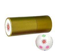 Funny Golf Stamper - Metal Ink Stamp, Waterproof Quick-Dry Marker, Photosensitive Ball Tool | Reliable Identification Gadget, Practical Marking Equipment for Golf Balls Training Game Competition