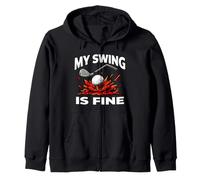 Funny Golfer My Swing Is Fine Sarcastic Golf Joke Felpa con Cappuccio