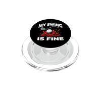 Funny Golfer My Swing Is Fine Sarcastic Golf Joke PopSockets PopGrip per MagSafe