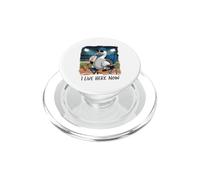 Funny Goose Baseball Stadium Spectator Vivo qui ora PopSockets PopGrip per MagSafe