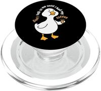 Funny Goose Don't Talk to Me Finché non ho bevuto il mio caffè PopSockets PopGrip per MagSafe