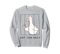 Funny Goose è diventato Troppo Sciocco Dietro Le sbarre Goose Toddlers Kids Felpa