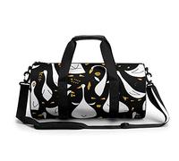 Funny Goose Family Borsa da Palestra Portatile per Donne E Uomini Borsone da Viaggio per Sport Stampa Gymbag Divertente Yoga Bag