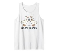 Funny Goose Fist Bump Pun Minimal Cute Animal Illustration Canotta