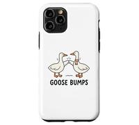Funny Goose Fist Bump Pun Minimal Cute Animal Illustration Custodia per iPhone 11 Pro