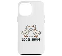 Funny Goose Fist Bump Pun Minimal Cute Animal Illustration Custodia per iPhone 13 Pro Max