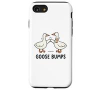 Funny Goose Fist Bump Pun Minimal Cute Animal Illustration Custodia per iPhone SE (2020) / 7/8