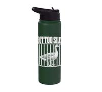 Funny Goose Prison Meme Got Too Silly Goose Stainless Steel Insulated Water Bottle