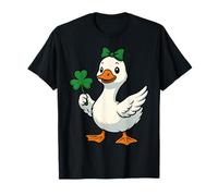 Funny Goose St Patricks Day Ragazze Donne Maglietta