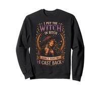 Funny Gothic Witchcore Citazione sarcastica della Strega Art Felpa