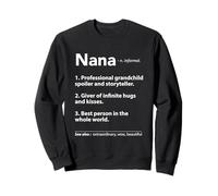 Funny Grandma Definition Nonna Nana Special Womens Felpa