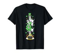 Funny Great Dane Clover St Patricks Day da Donna, Uomo e Bambino Maglietta