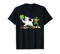 Funny Great Pyrenees Clover St Patricks Day da Donna, Uomo e Bambino Maglietta
