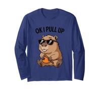Funny Groundhog Ok I Pull Up Occhiali da Sole Maglia a Manica