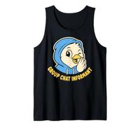 Funny Group Chat Informant Birdie Humor Canotta