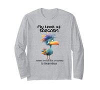 Funny Grumpy Bird Witty Quote Sarcastic Gift for Men Women Maglia a Manica