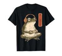 Funny Grumpy Frog Japanese Art Ukiyo-e Maglietta