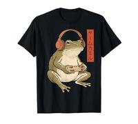 Funny Grumpy Frog Japanese Art Ukiyo-e Maglietta
