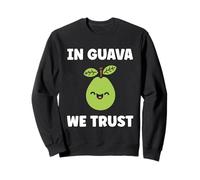 Funny guavas Cute Fruit Quote Simple in Guava We Trust Felpa