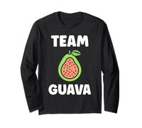Funny guavas Cute Fruit Quote Simple Team Guava Maglia a Manica