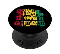 Funny Guinea Niente mi spaventa, mia moglie è guineana PopSockets PopGrip Adesivo