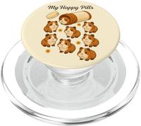 Funny Guinea Pig My Happy Pills Animal Lover Ragazzi Ragazze Bambini PopSockets PopGrip per MagSafe