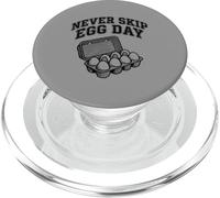 Funny Gym Boydbuilding Sollevamento pesi Non saltare mai Egg Day PopSockets PopGrip per MagSafe
