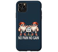 Funny Gym Gnomes In Dads Fitness Apparel No Pain No Gain Custodia per iPhone 11 Pro Max