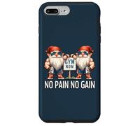 Funny Gym Gnomes In Dads Fitness Apparel No Pain No Gain Custodia per iPhone 7 Plus/8 Plus