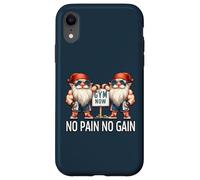 Funny Gym Gnomes In Dads Fitness Apparel No Pain No Gain Custodia per iPhone XR