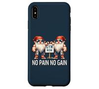 Funny Gym Gnomes In Dads Fitness Apparel No Pain No Gain Custodia per iPhone XS Max