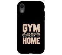 Funny Gym Memes Funny Gym Citazione Love To Lift Gym Is My Home Custodia per iPhone XR