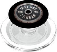 Funny Gym Memes Just One More Pair I Swear - Disco pesi da palestra PopSockets PopGrip per MagSafe