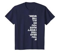 Funny Gym Shirt Men Lazy Gym Buddy Lazy Bench Press Spotter Maglietta, Bambini, Navy, 8 Anni