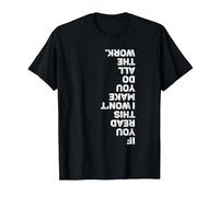 Funny Gym Shirt Men Lazy Gym Buddy Lazy Bench Press Spotter Maglietta, Uomo, Nero, S