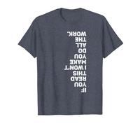 Funny Gym Shirt Men Lazy Gym Buddy Lazy Bench Press Spotter Maglietta, Uomo, Pervinca, S