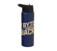 Funny Hacker Cyber Security - I Byte Indietro Stainless Steel Insulated Water Bottle